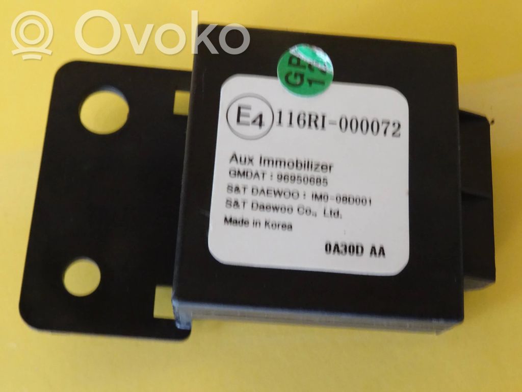 Chevrolet Spark Immobilizer control unit/module 