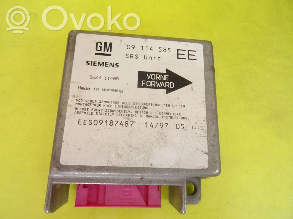 Opel Corsa B Airbag control unit/module 
