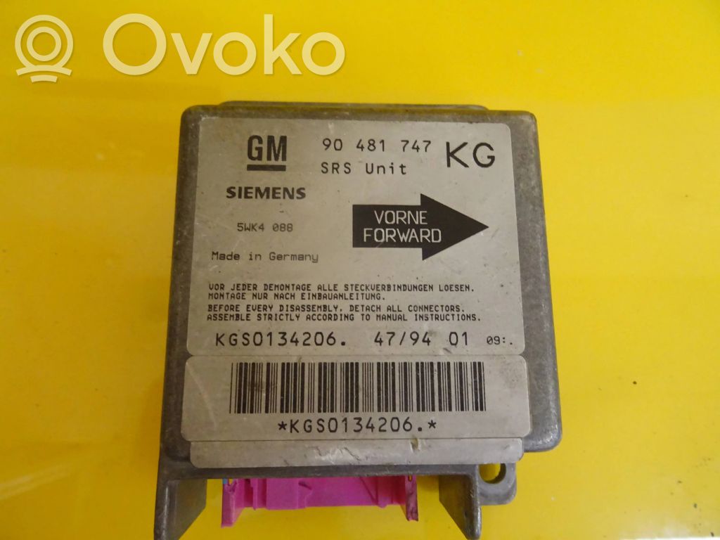 Opel Corsa B Airbag control unit/module 