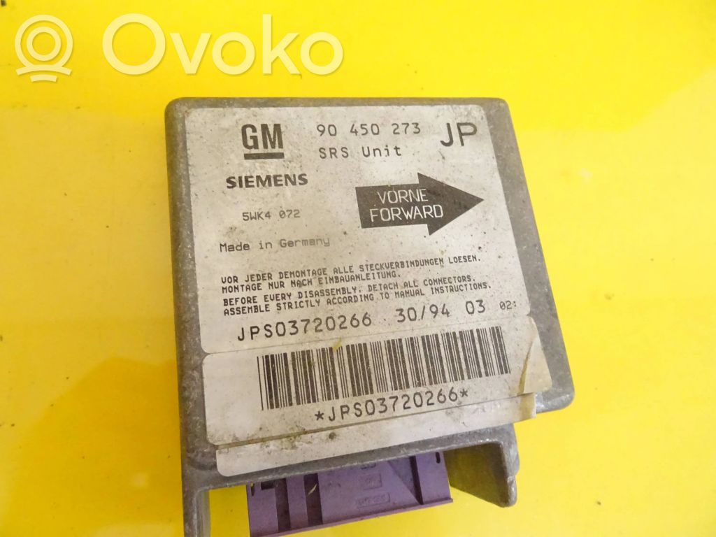 Opel Astra F Airbag control unit/module 