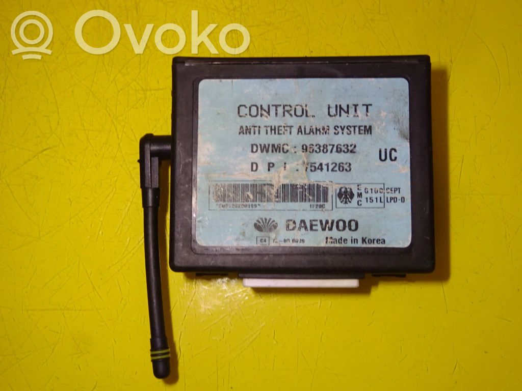 Chevrolet Rezzo Alarm control unit/module 
