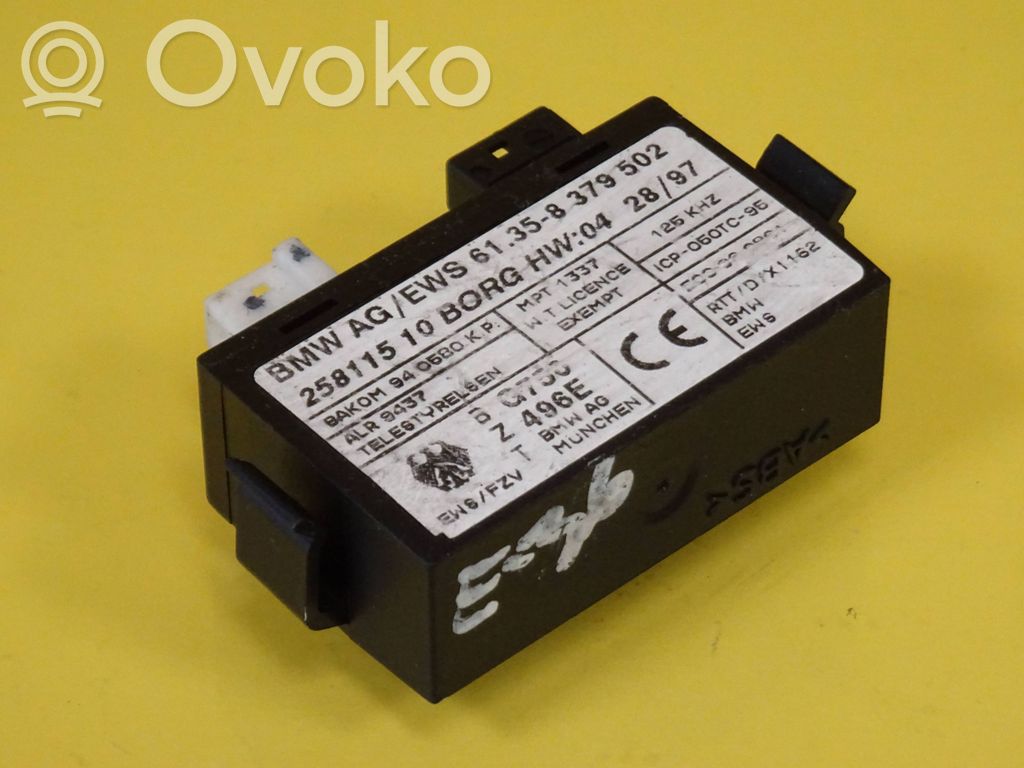 BMW 3 E36 Unidad de control/módulo inmovilizadora 