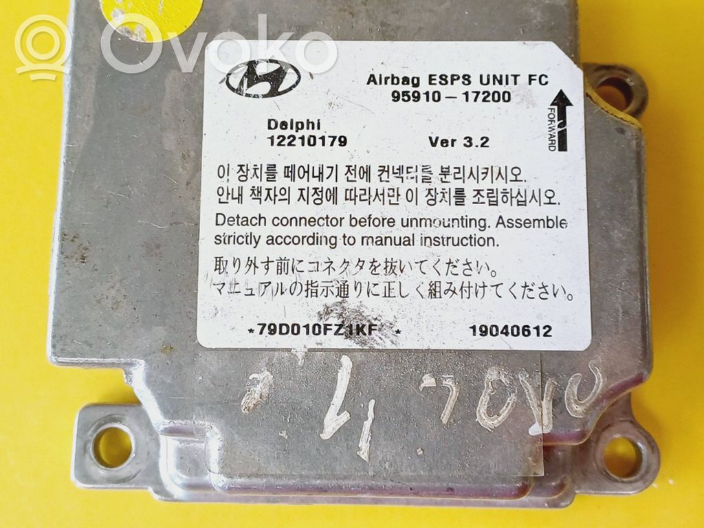 Hyundai Matrix Airbag control unit/module 