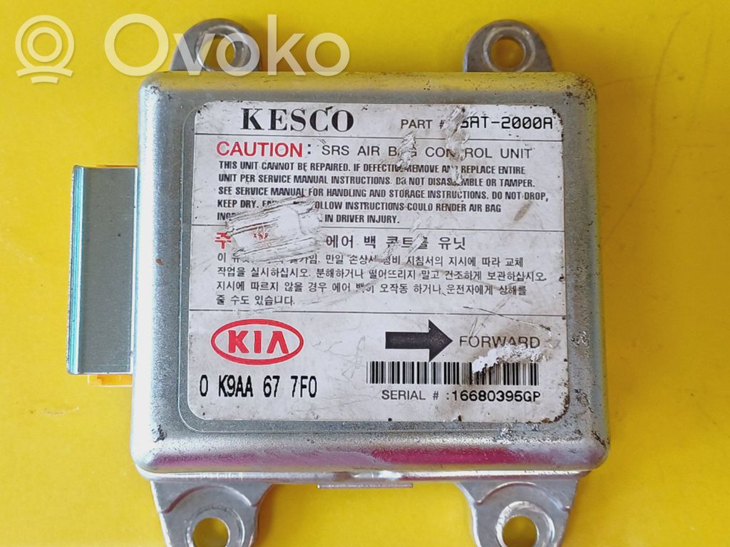 KIA Clarus Module de contrôle airbag 