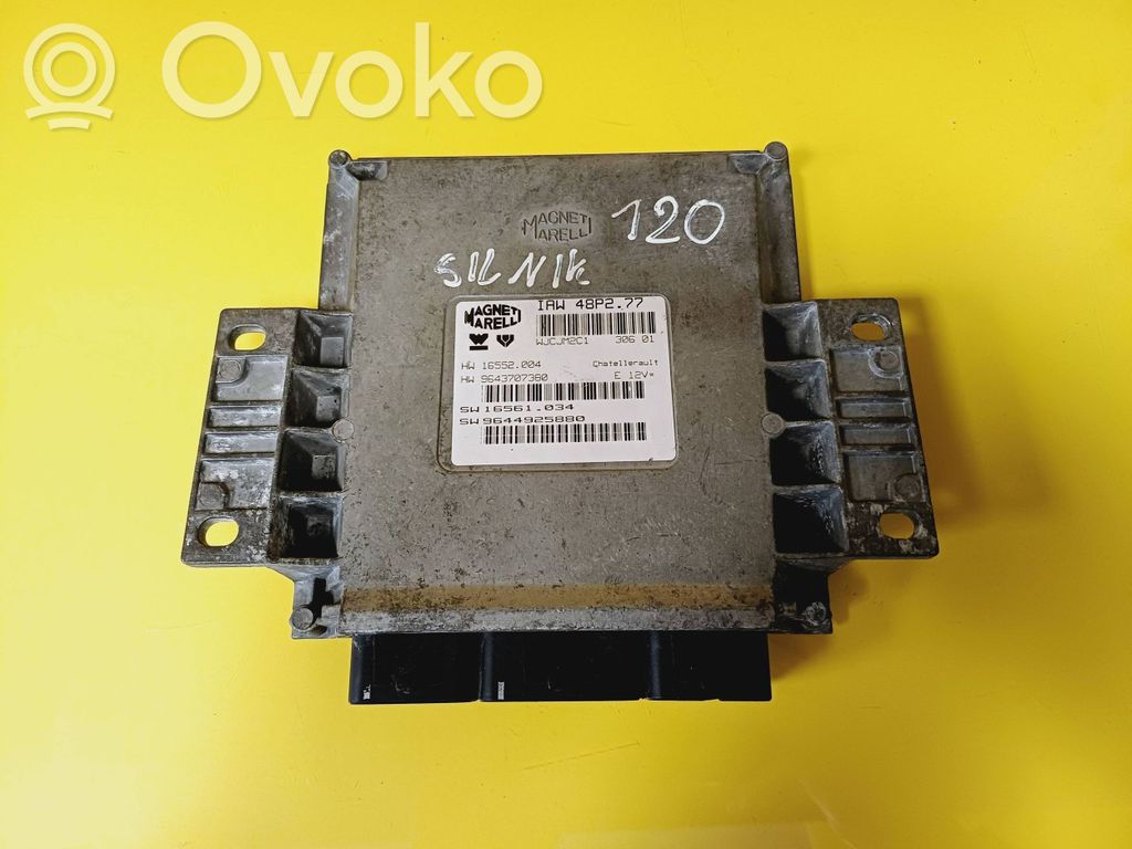 Peugeot 206 Engine control unit/module 