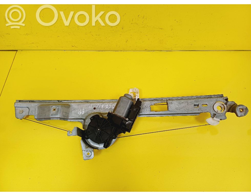 Renault Scenic II -  Grand scenic II Front door window regulator with motor 
