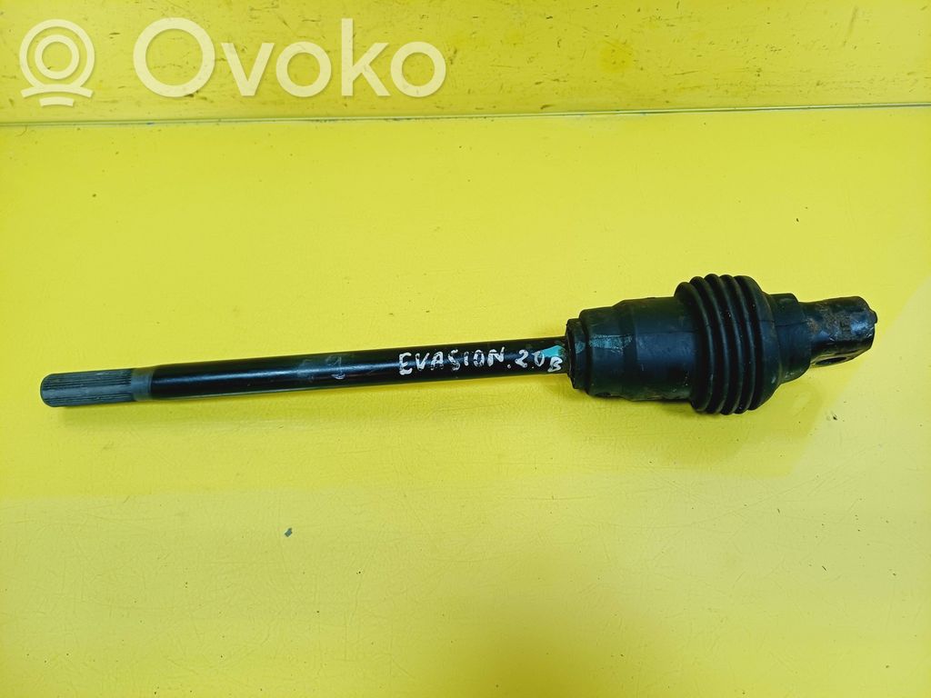 Steering wheel axle