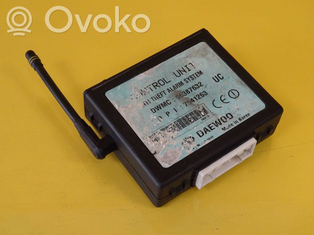 Chevrolet Rezzo Alarm control unit/module 