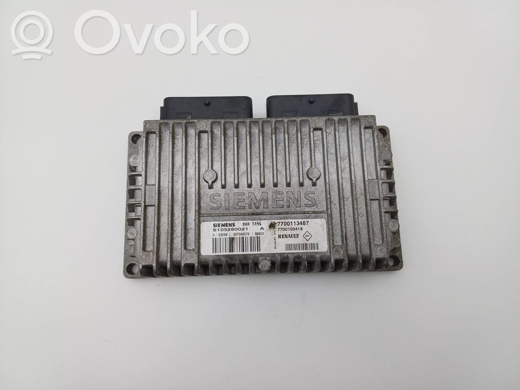 Gearbox control unit/module   7700113487,S105280021A