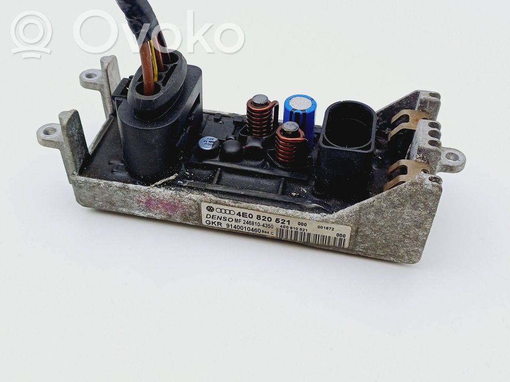 Audi A8 S8 D3 4E Resistencia motor/ventilador de la calefacción 