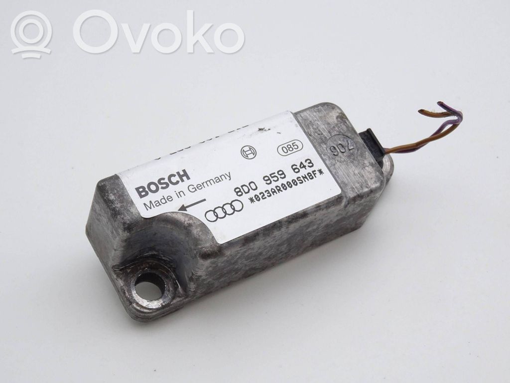 Audi A4 S4 B5 8D Airbagsensor Crashsensor Drucksensor 