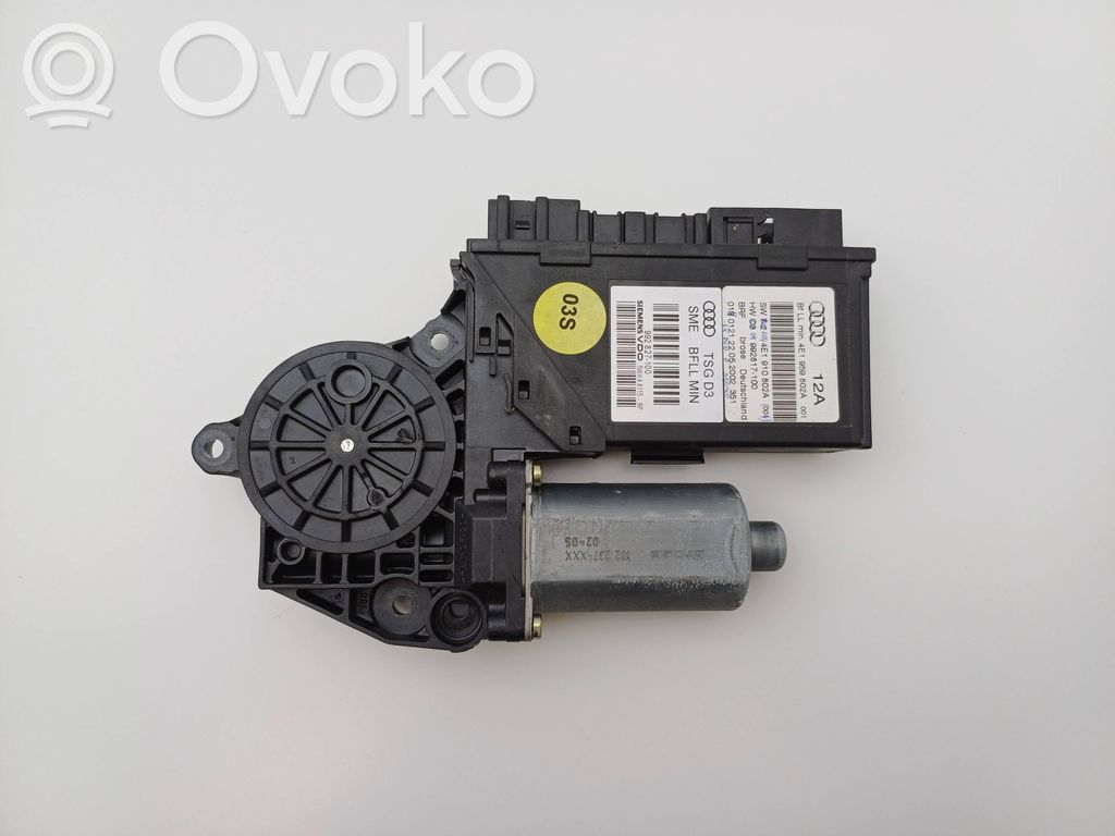 Audi A8 S8 D3 4E Motor del regulador de la ventanilla de la puerta delantera 