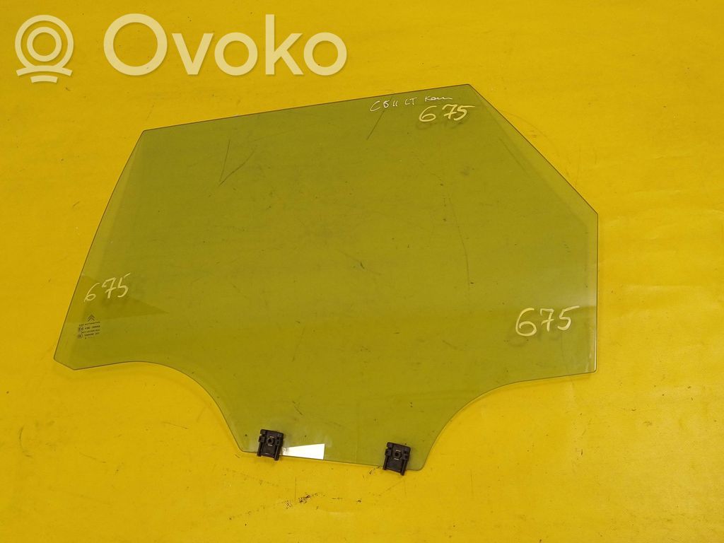 Citroen C5 Szyba drzwi tylnych 