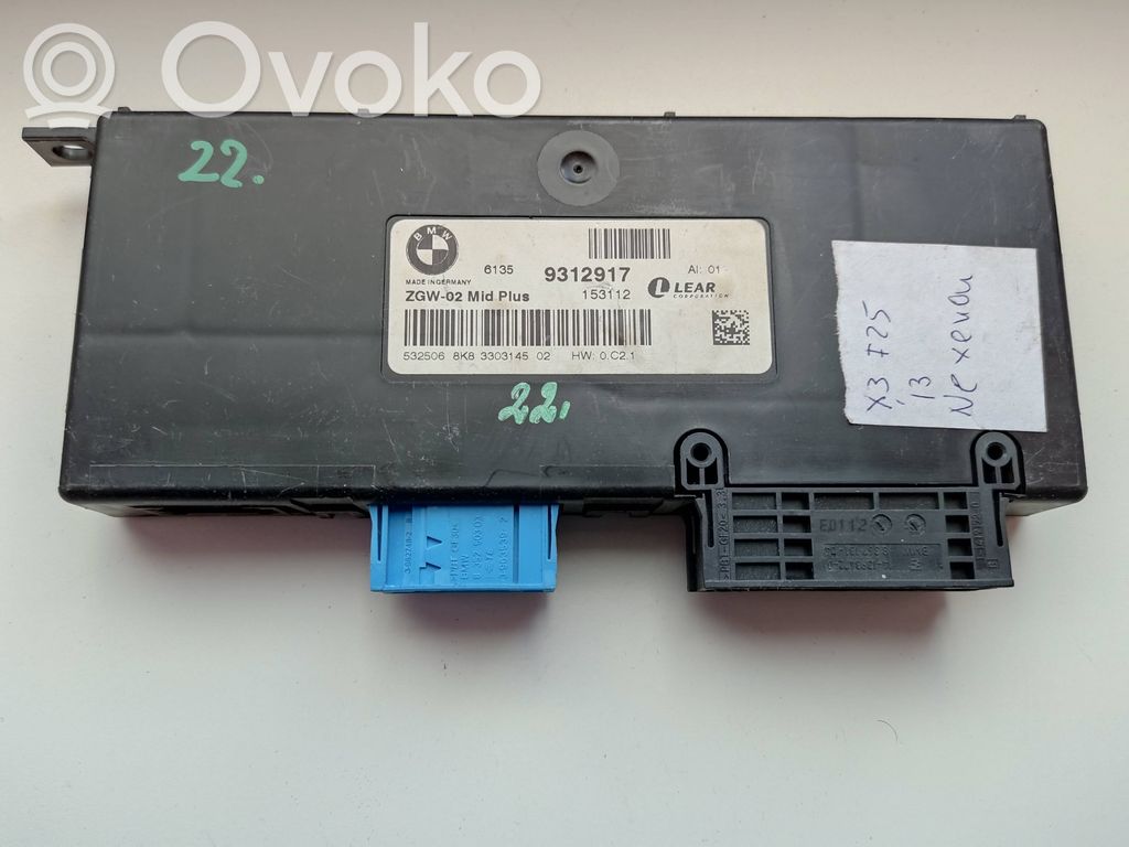 BMW X3 F25 Gateway control module 