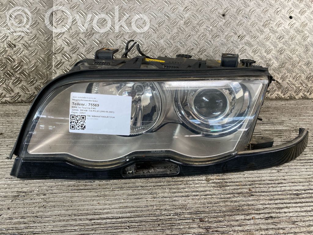 BMW 3 E46 Headlight/headlamp 