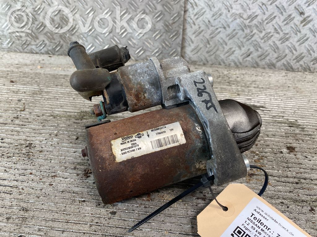 Nissan Micra Motor de arranque 