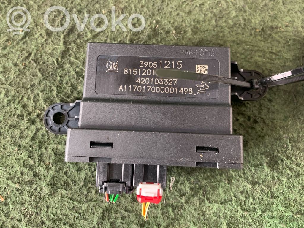 Opel Astra K Unitate/modul de comandă parcare PDC 