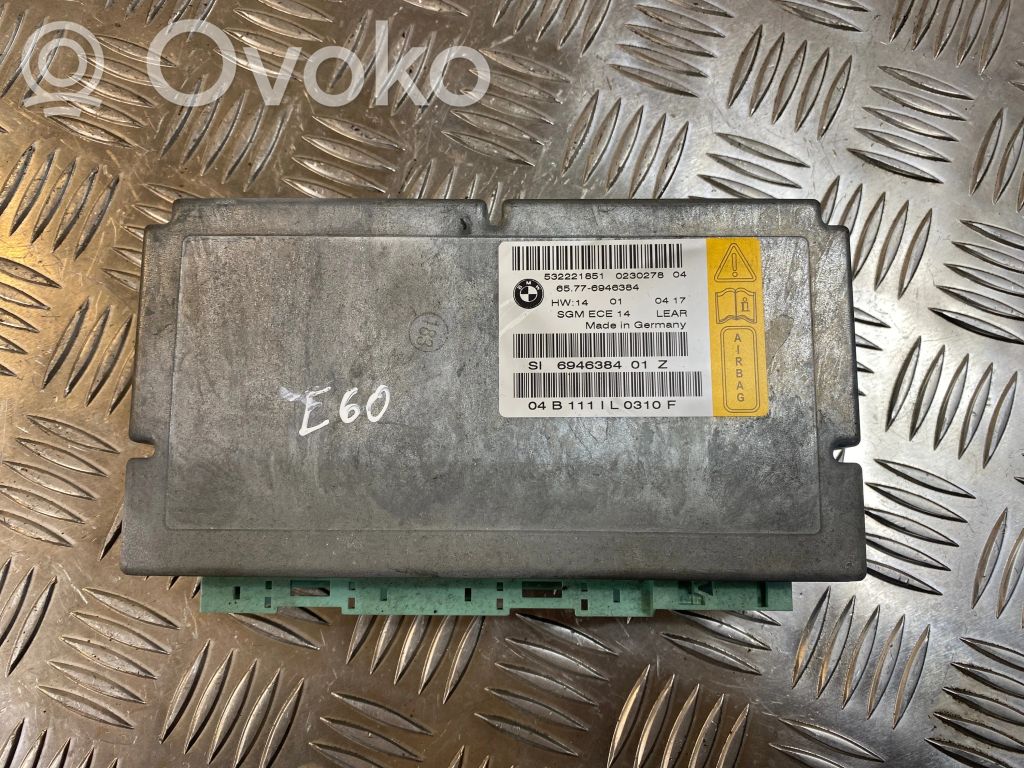 BMW 5 E60 E61 Airbag control unit/module 