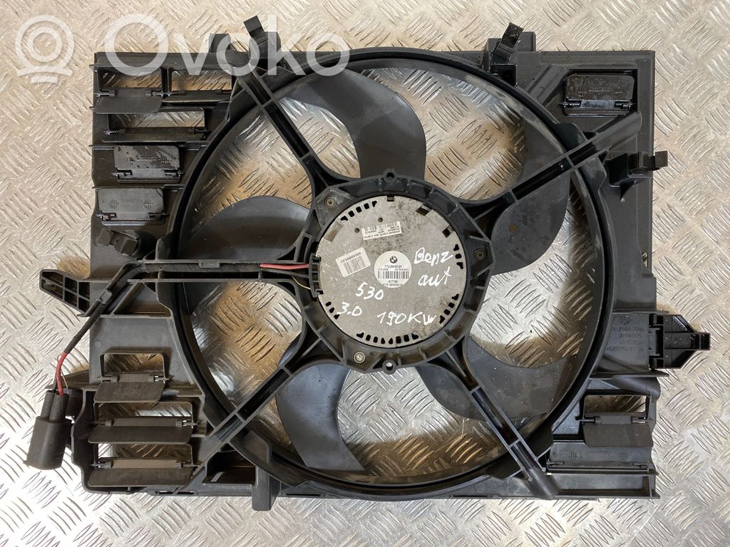 BMW 5 E60 E61 Elektrisks radiatoru ventilators 