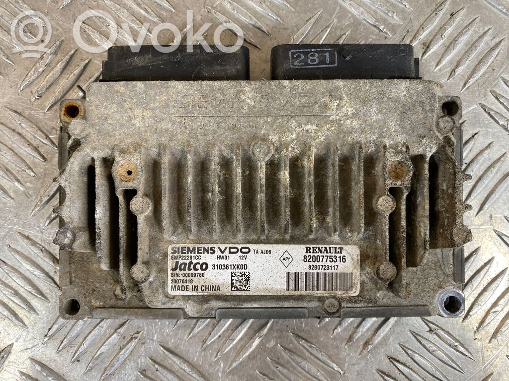 Renault Laguna III Gearbox control unit/module 