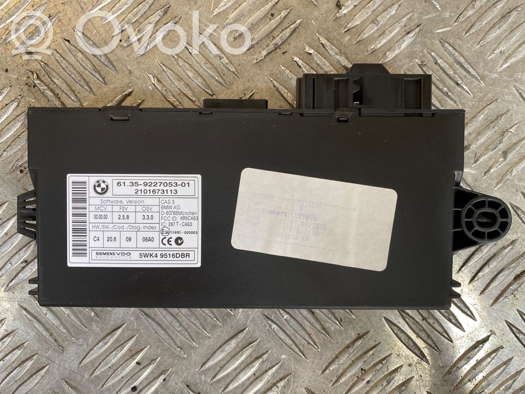 BMW X5 E70 Unidad de control/módulo del CAS 