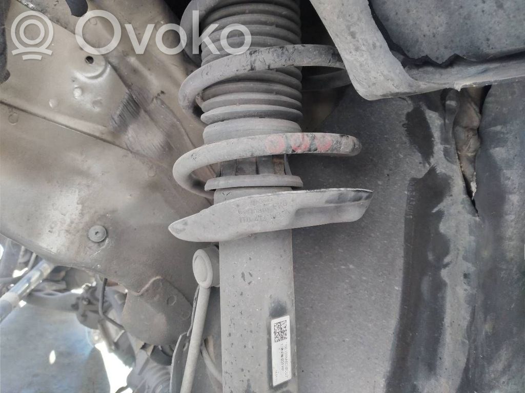 Front shock absorber with coil spring