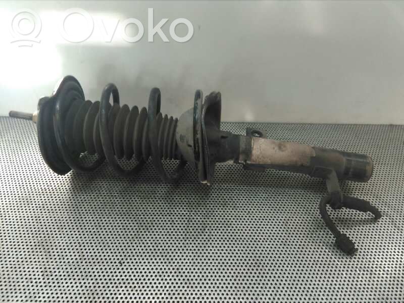 Front shock absorber with coil spring