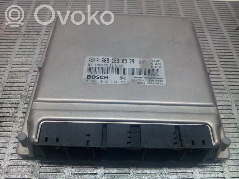 Mercedes-Benz A W168 Unitate/modul de control motor 