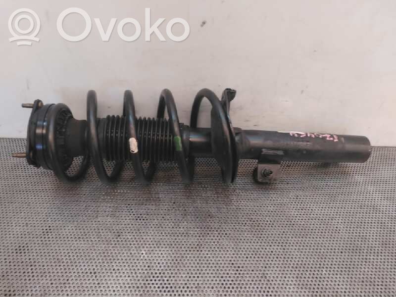 Front shock absorber with coil spring