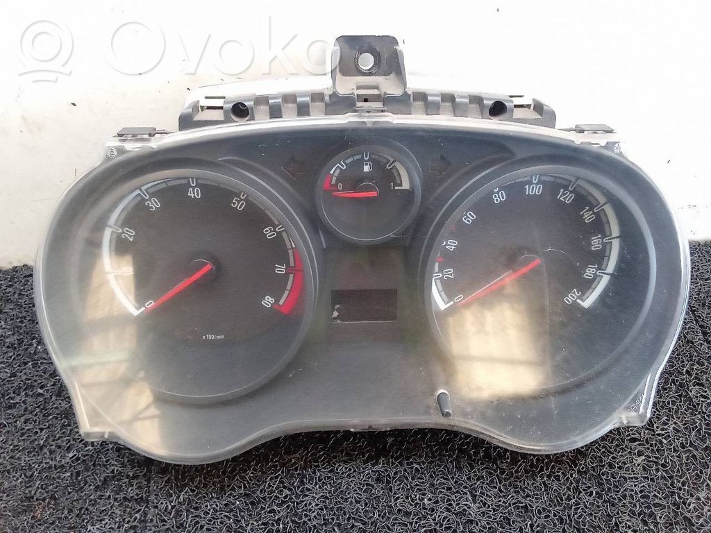 Opel Corsa D Tachimetro (quadro strumenti) 