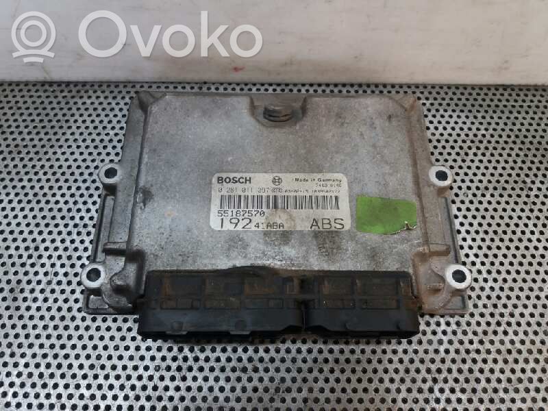 Engine control unit/module   0281011397,55187570,BOSCH