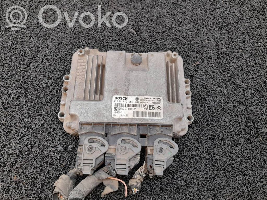 Fiat Scudo Calculateur moteur ECU 