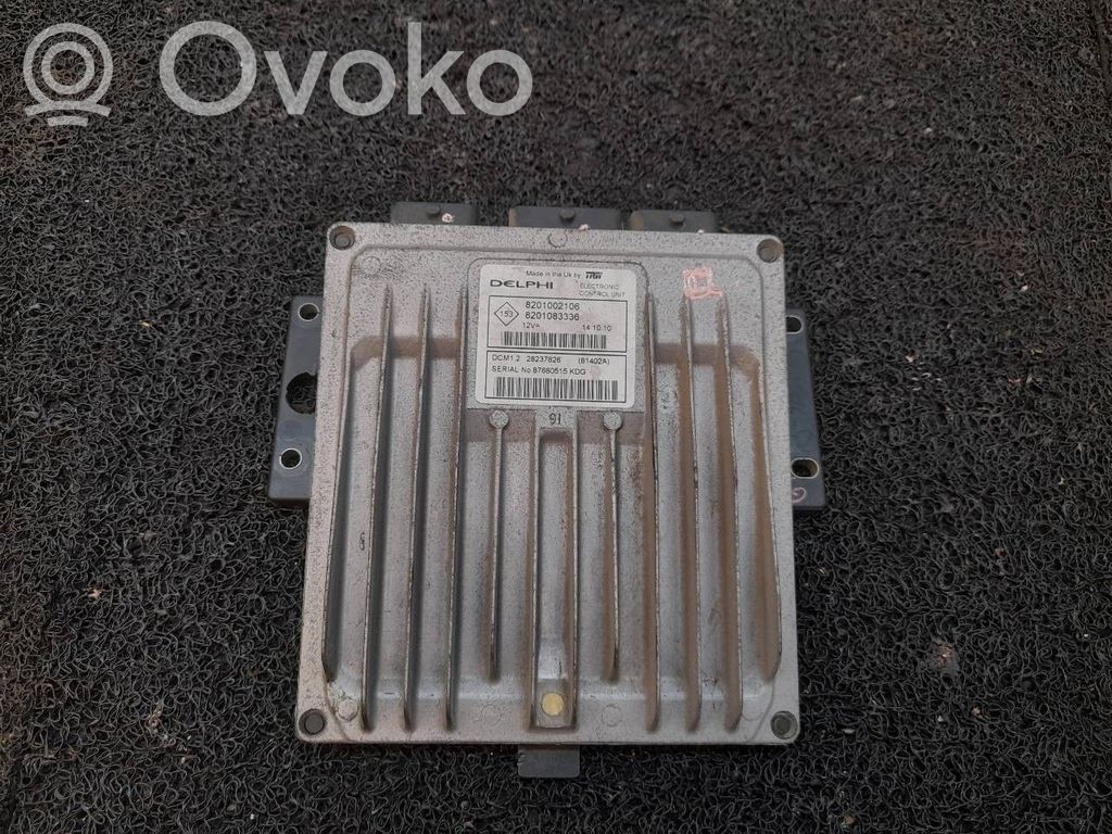 Centralina/modulo del motore   8201002106,8201083336