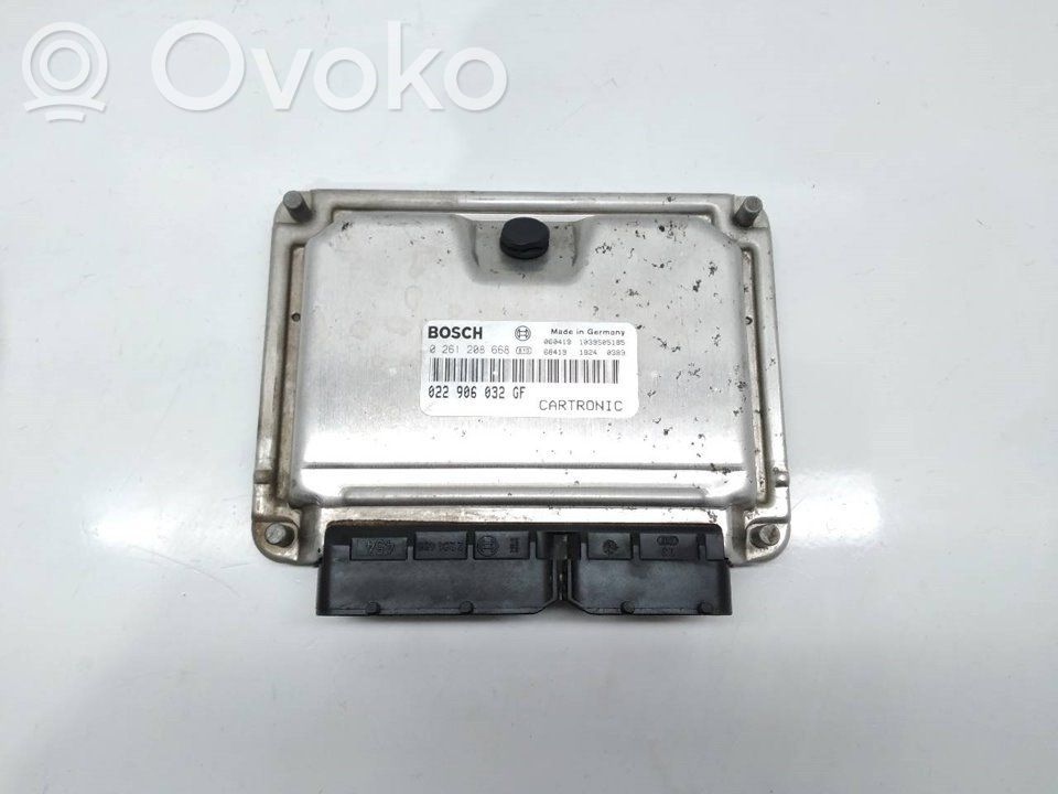 Engine control unit/module   0261208668,022906032GF,BOSCH
