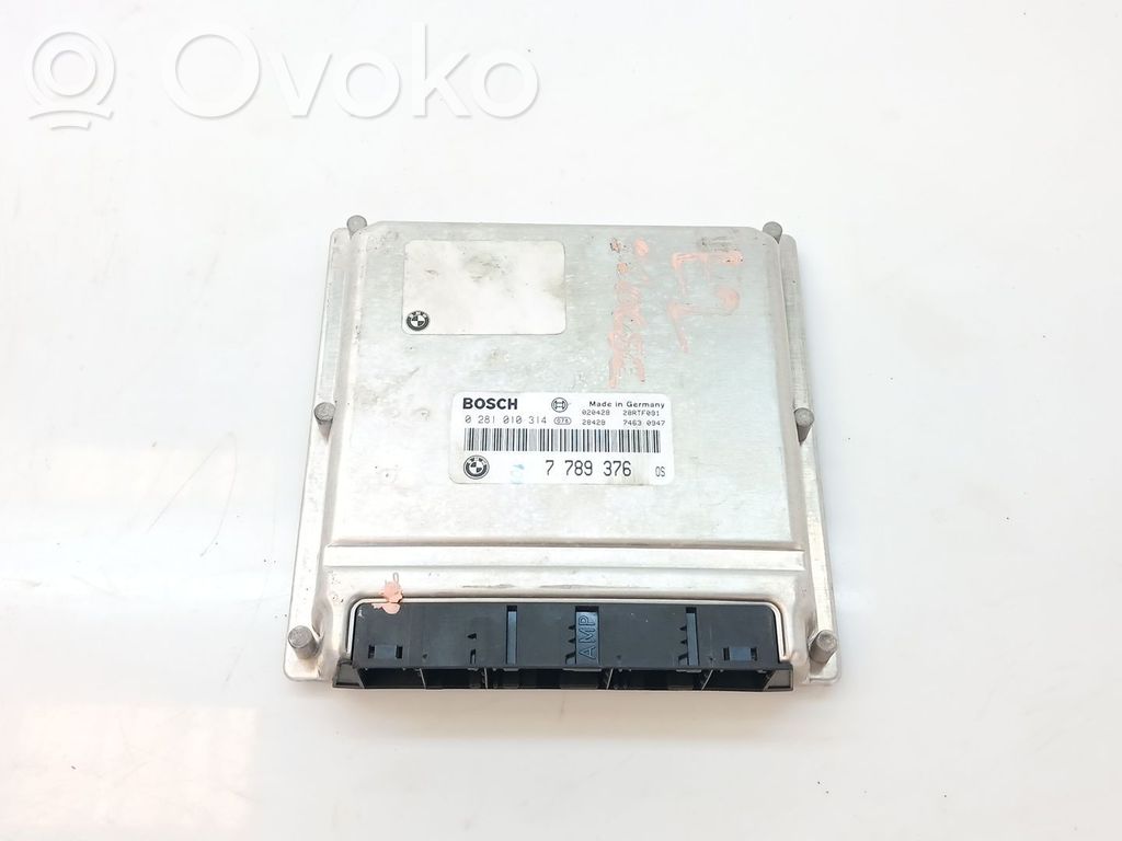 Engine control unit/module   02810101314,7789376,BOSCH