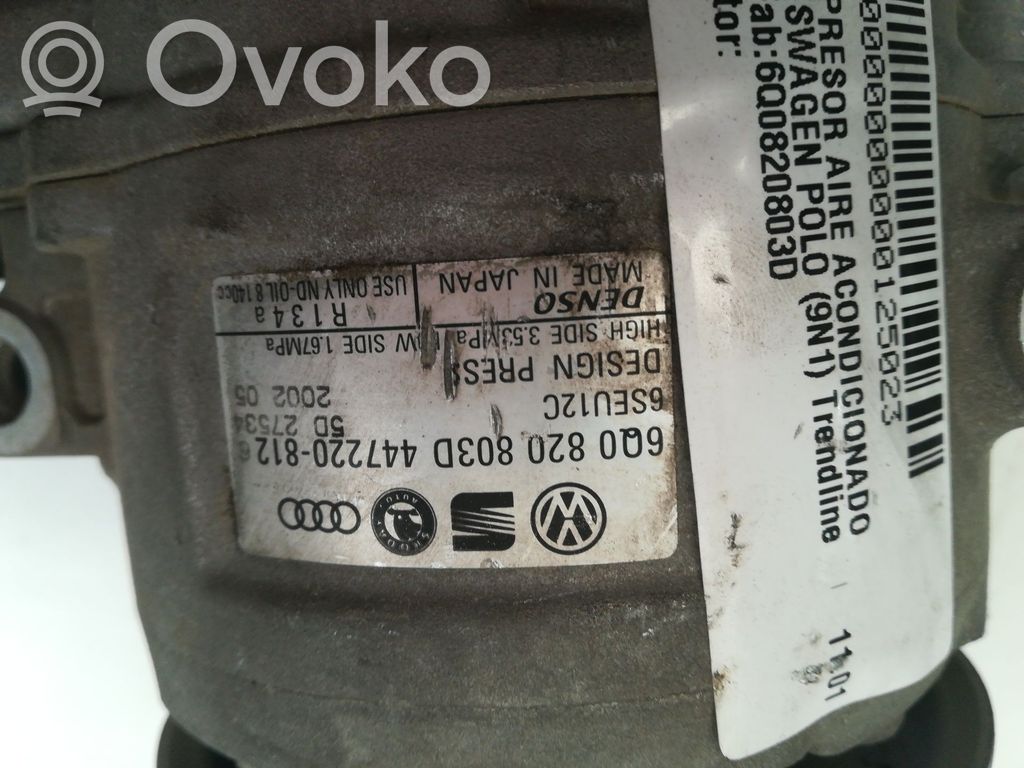 Volkswagen Polo Compressore aria condizionata (A/C) (pompa)