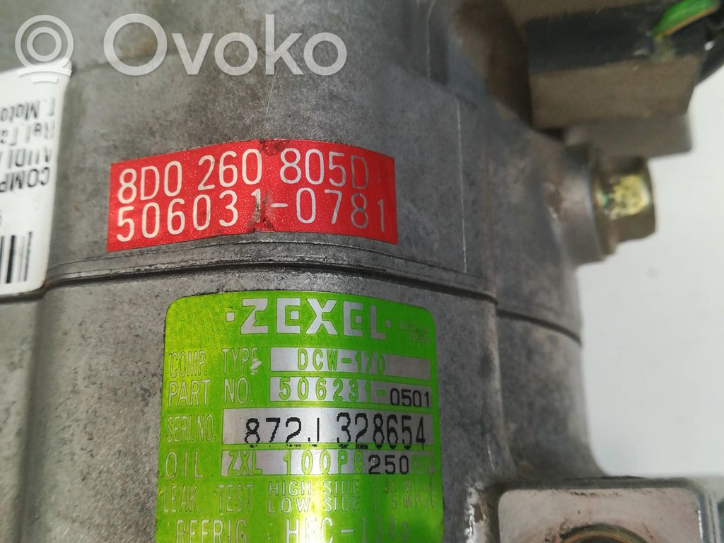 Audi A4 S4 B5 8D Compressore aria condizionata (A/C) (pompa) 