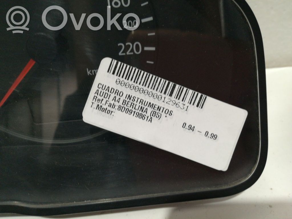 Tachimetro (quadro strumenti)   8D0919861A