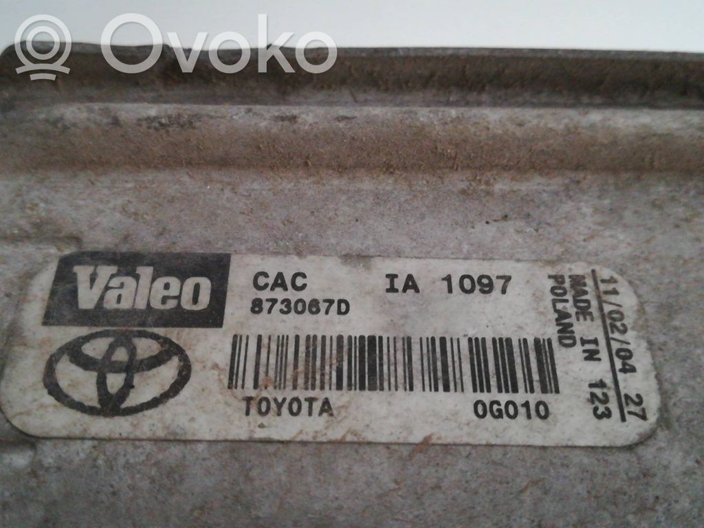 Toyota Avensis T250 Radiatore intercooler 