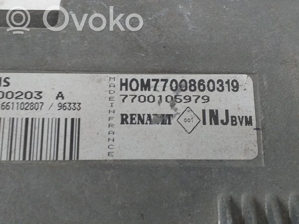 Unidad de control/módulo del motor   7700860319