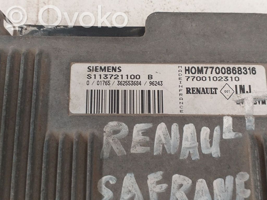 Renault Safrane Engine control unit/module 