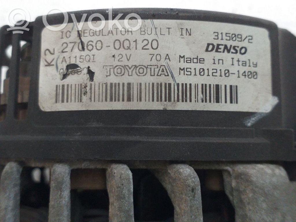 Toyota Aygo AB10 Générateur / alternateur