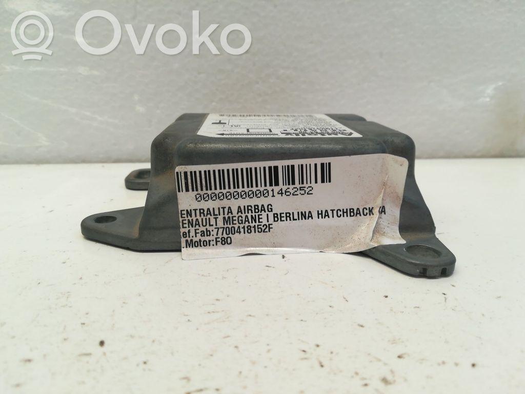 Renault Megane I Centralina/modulo airbag 