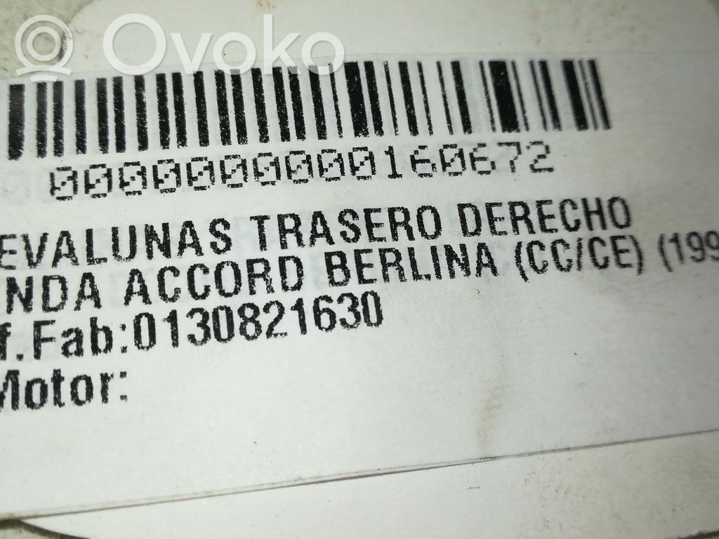 Honda Accord Macara geam spate manuală