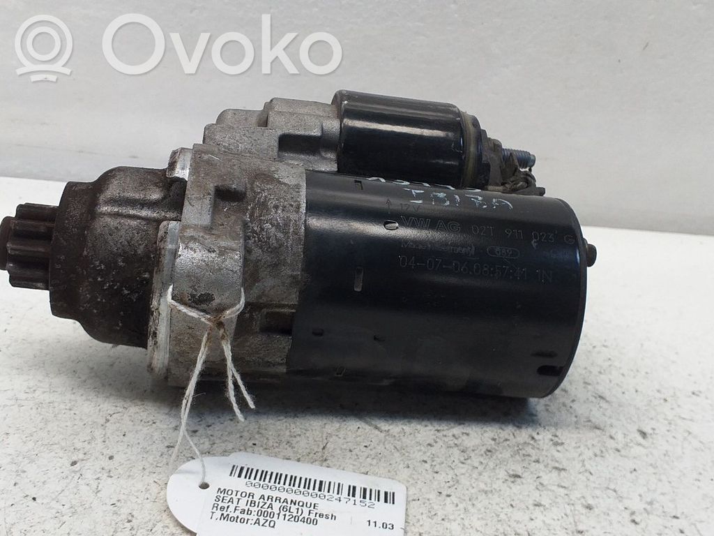 Motor de arranque   0001120400