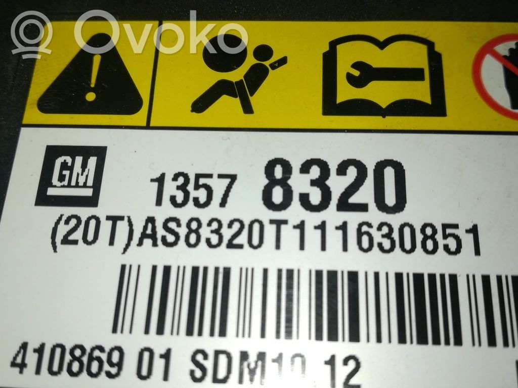Opel Insignia A Unitate/modul de comandă airbaguri 