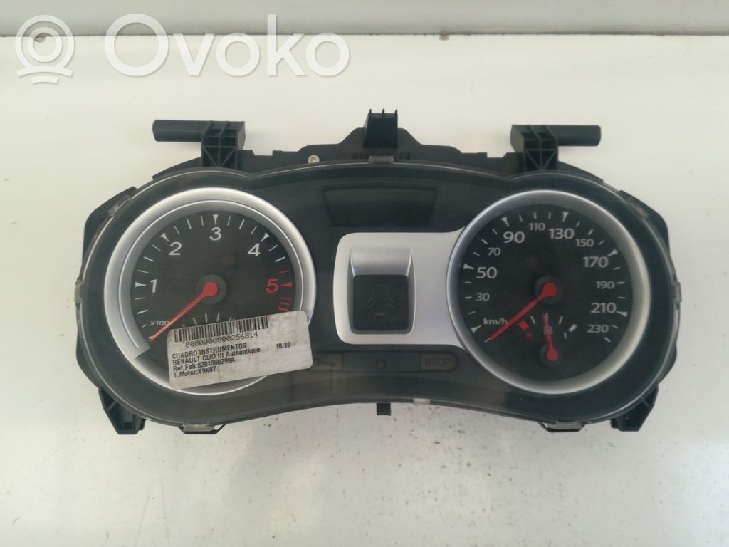 Renault Clio III Vitezometru (grup de instrumente) 