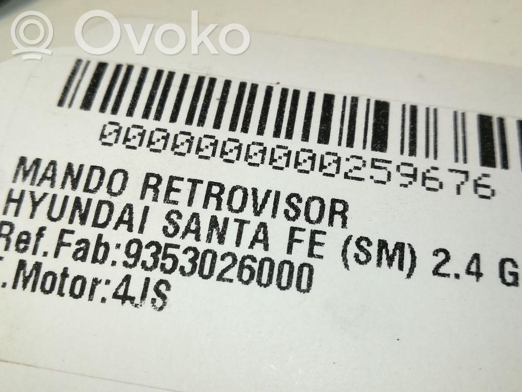 Hyundai Santa Fe Comutator oglinzi laterale 