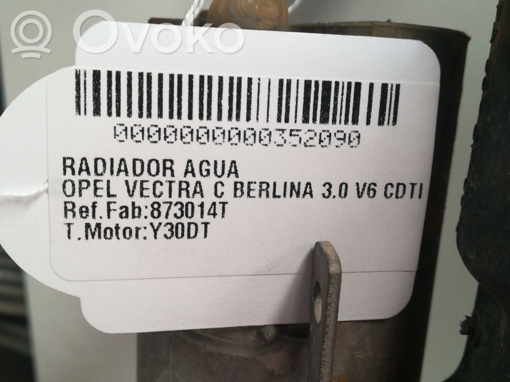 Opel Vectra C Radiatore di raffreddamento 