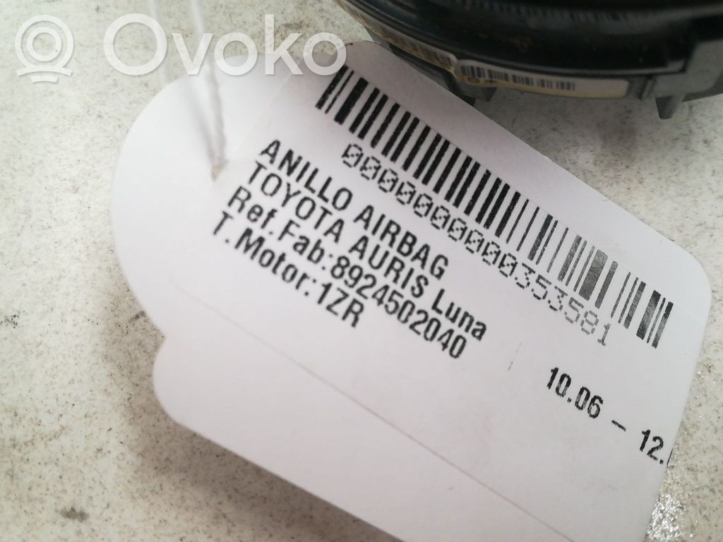 Toyota Auris 150 Innesco anello di contatto dell’airbag (anello SRS)